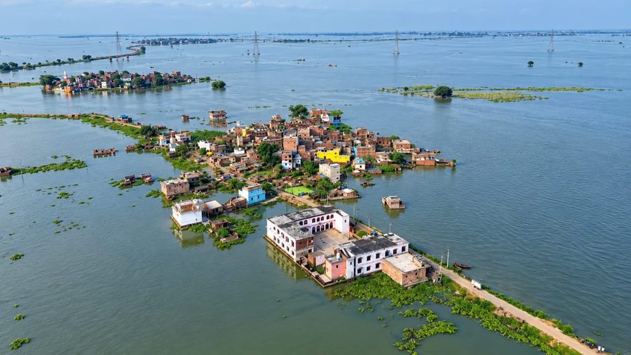 Flood-affected villages in Ghat Kusumbha block, Sheikhpura